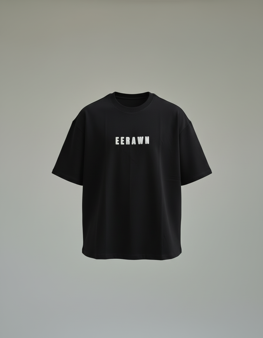 Black Oversized Tee