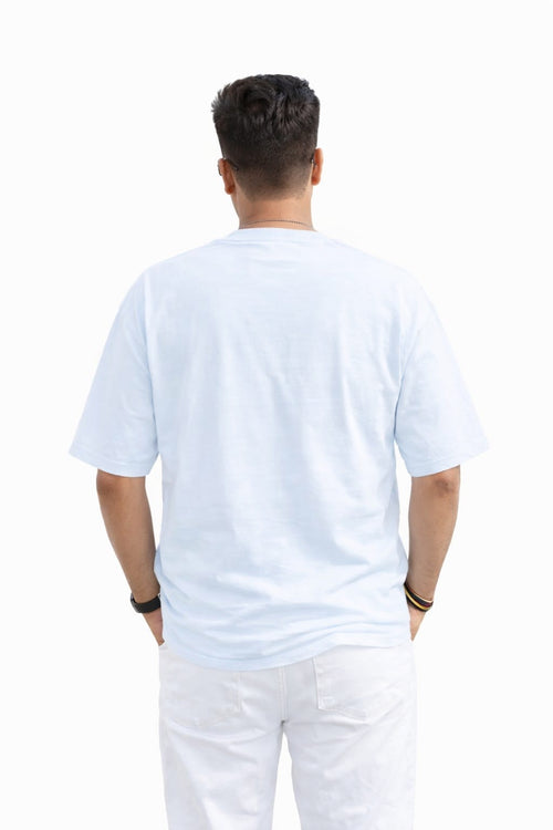 Ice White Oversized Tee