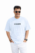 Ice White Oversized Tee
