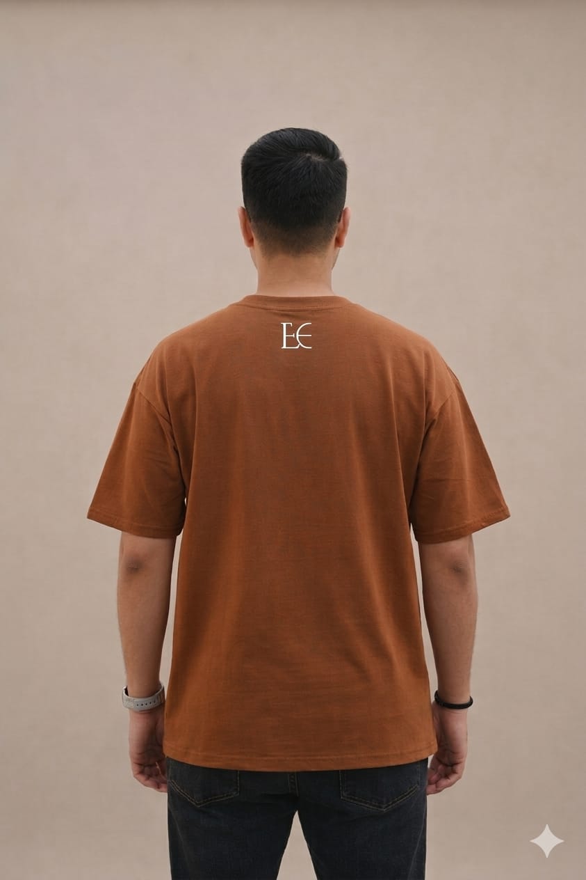 Brown Oversized Tee