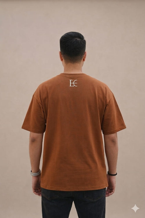 Brown Oversized Tee
