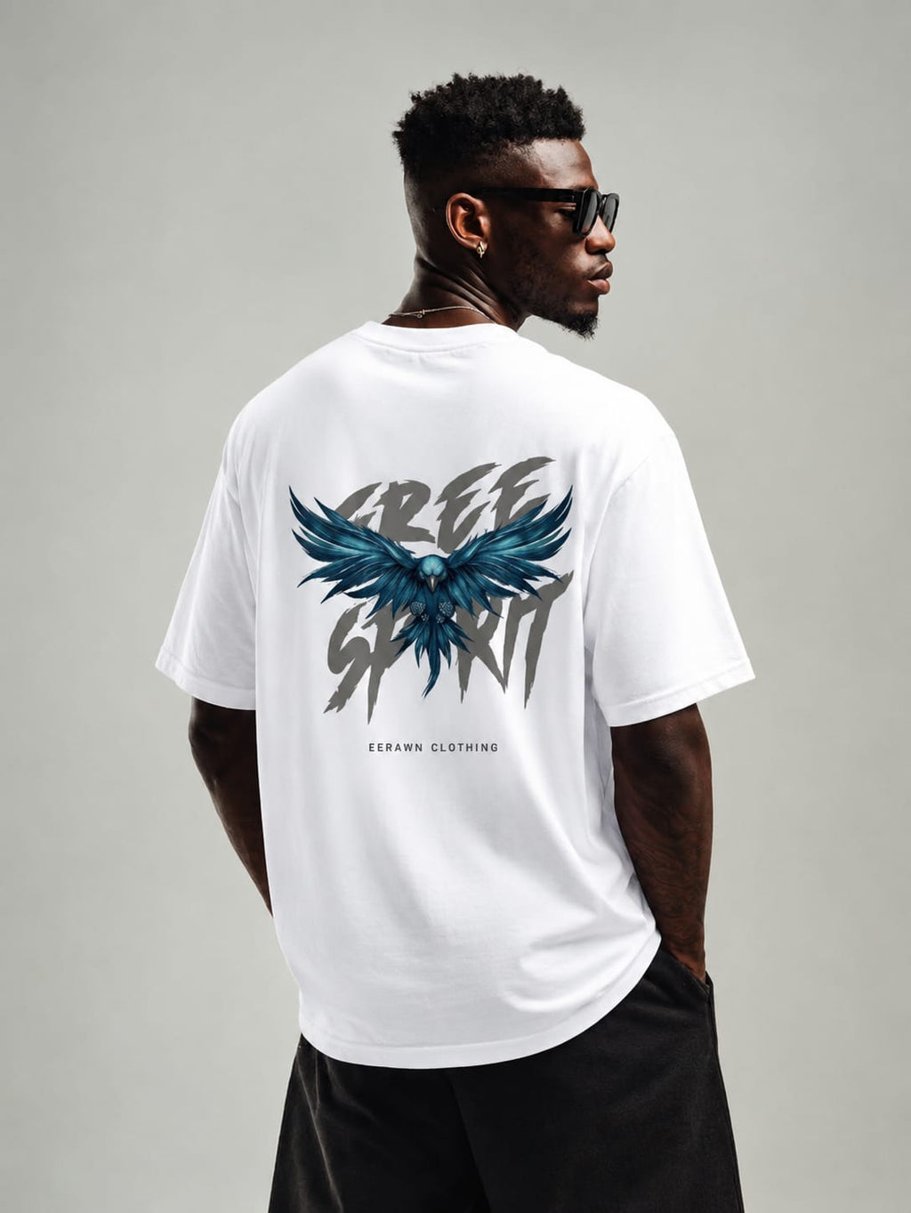 EERAWN Blue Raven Graphic Tee