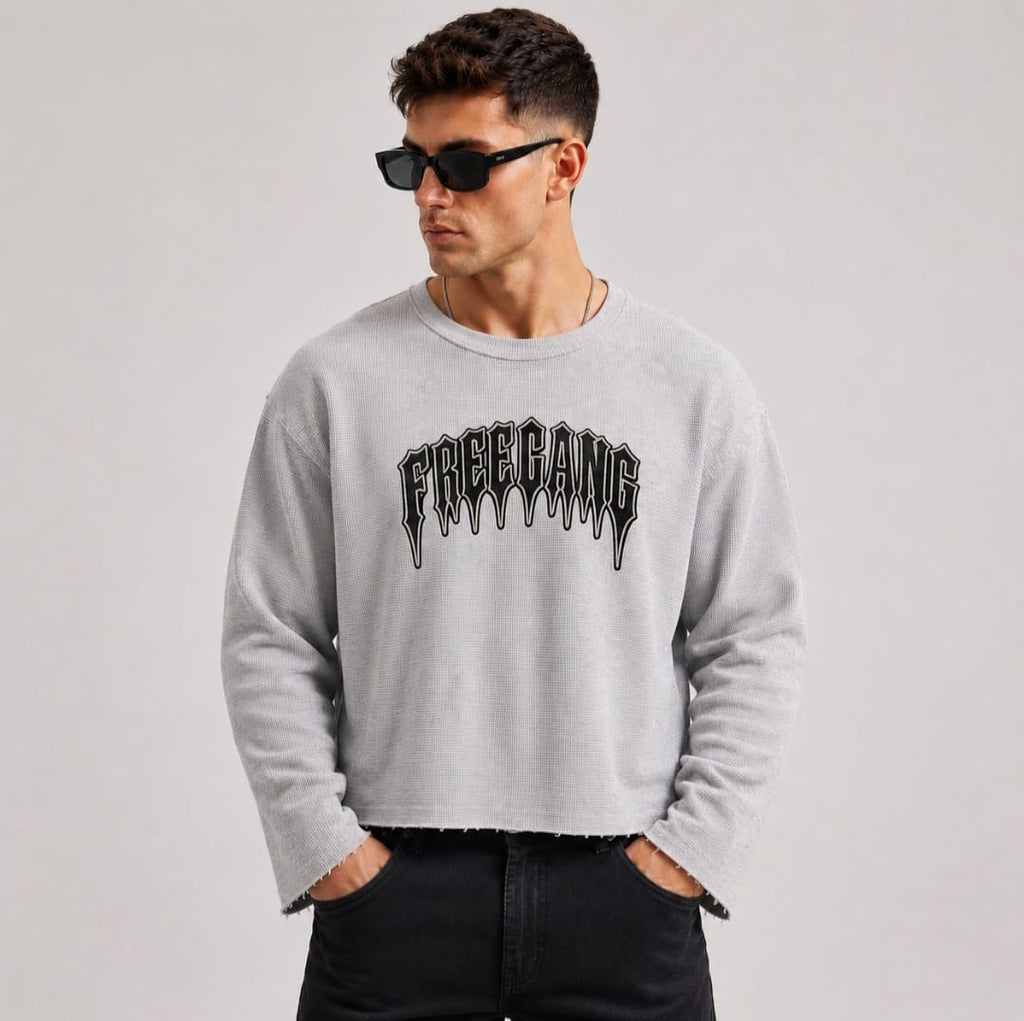 Waffle Tee(Gray)
