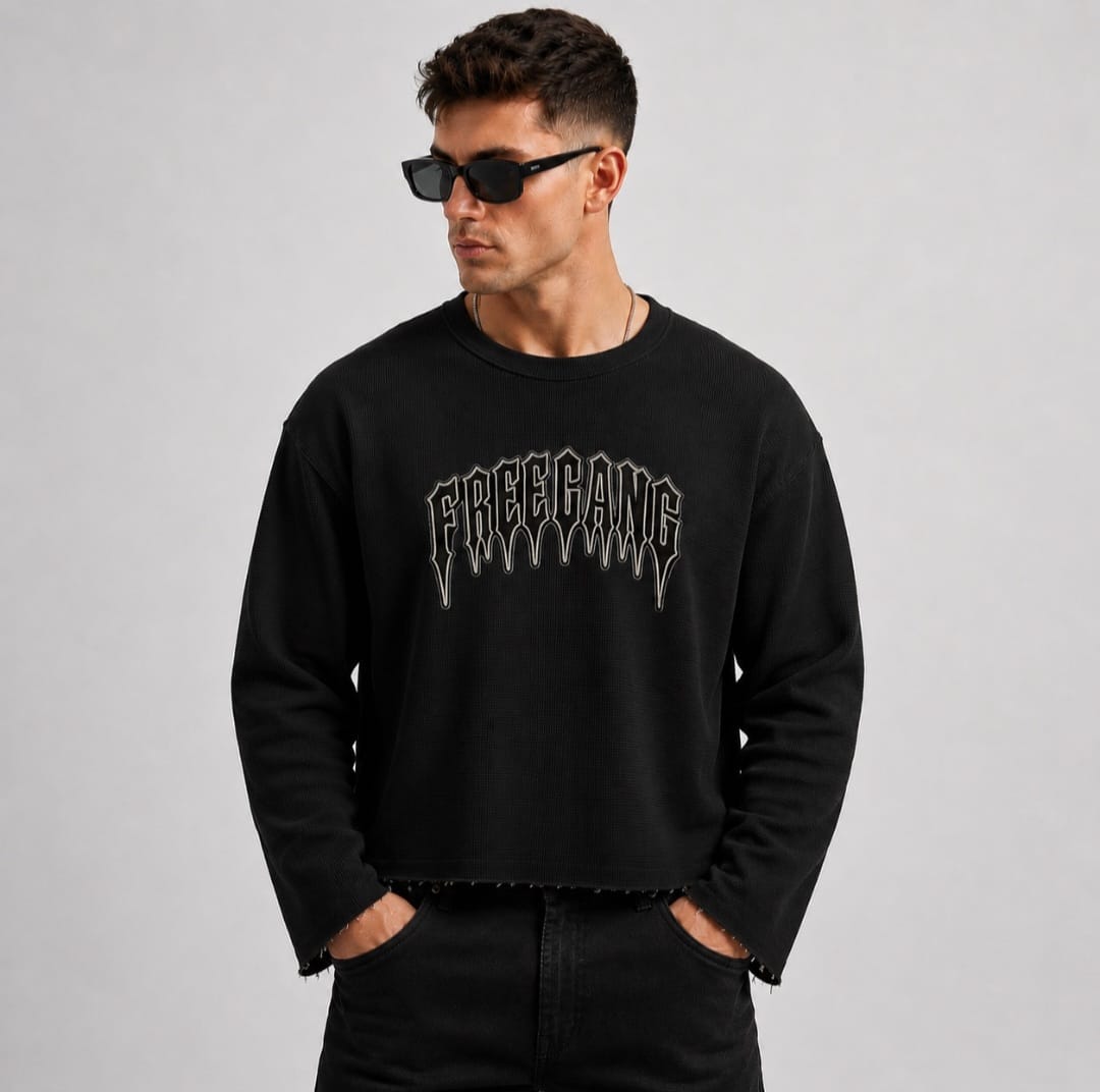 Waffle Tee(Black)