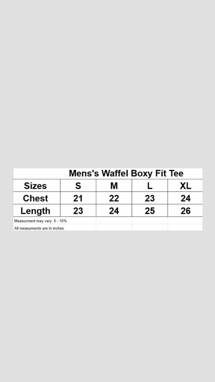 Waffle Tee(Black)