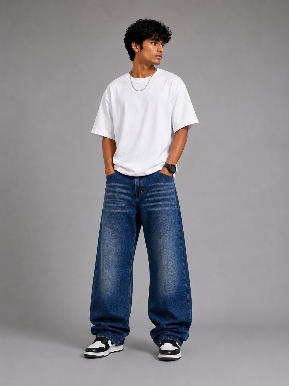 Urban Blue Baggy Jeans