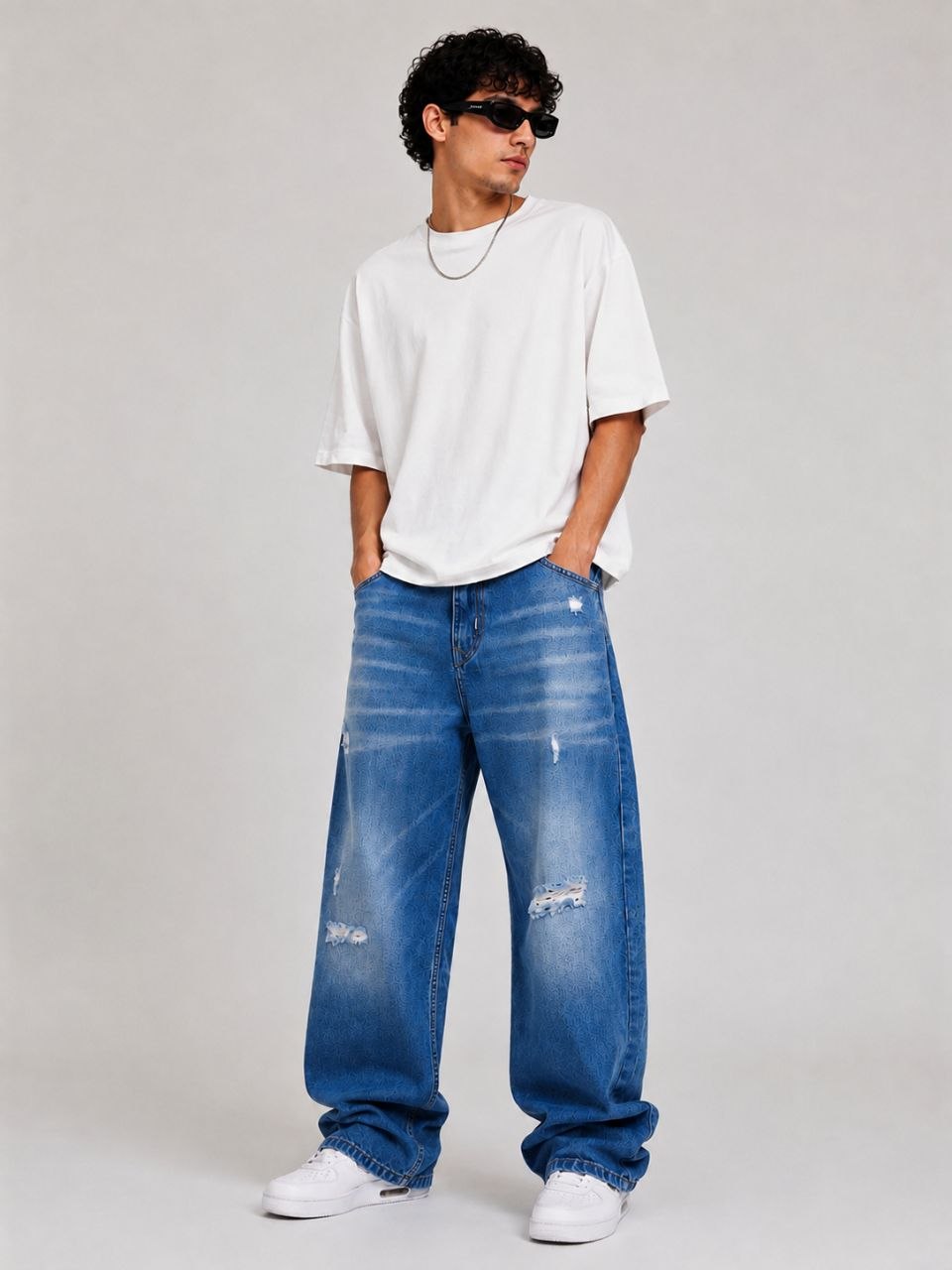 Blue Fade Loose Fit