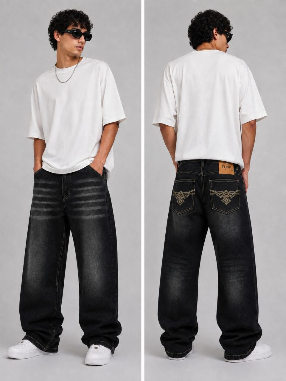 Black Fade Loose Fit