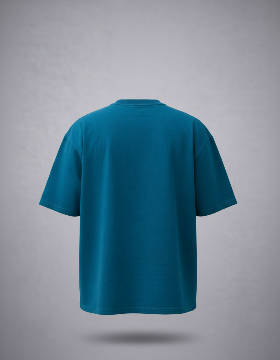 Crystal Teal Oversized Tee
