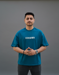 Crystal Teal Oversized Tee